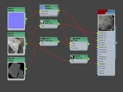 3d scanned nature stone 013 Low-poly 3D model