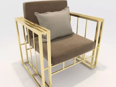 Sofa 1 Seater 14 3D model