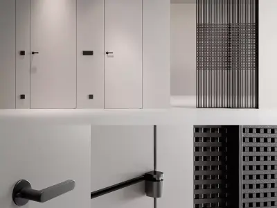 Doors Set 10 3D model