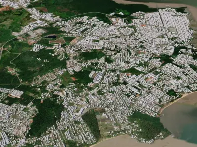 Cayenne - French Guiana - France 3D model