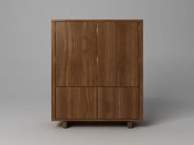 StockholmCabinet Storage Unit 3D model