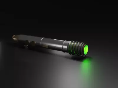 Cin Drallig Lightsaber - 3D Print Model 3D print model