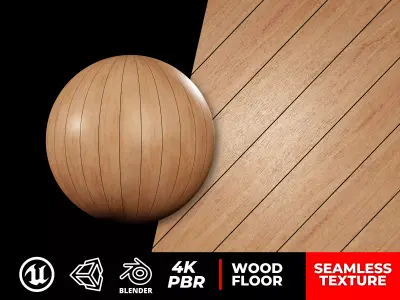 PBR Wood Texture Seamless 4K Photorealistic 03 - Archviz - Games Texture