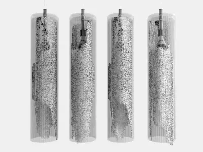 Terzani Frame Ceiling Light 3D model