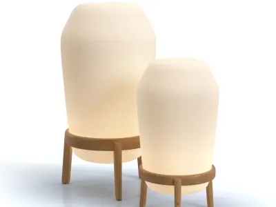 Loon Floor Lamp by Dedon 3D model
