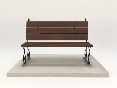 Park Bench 3D model