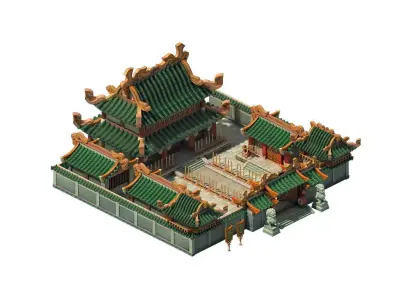 Ancient Architecture 3D model 13