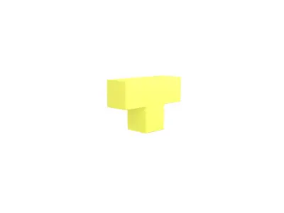 Tetris Block v5 Pack 01 Low-poly 3D model
