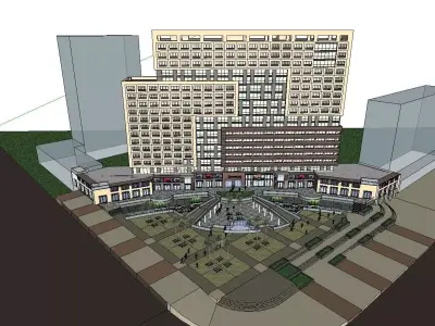 vacation spot-Resort-Fashion Leisure Hotel-0159 3D model