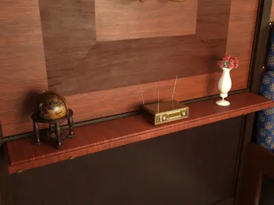 Orient Express Train 3D 3D model