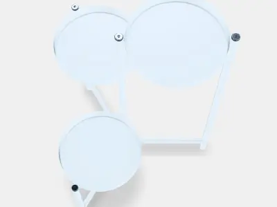 OLIVBLAD Plant stand 4 Low-poly 3D model