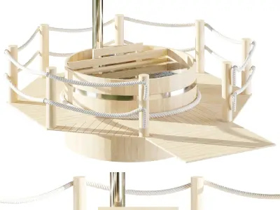 Furaco Bath Font 3D model