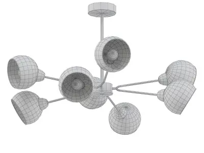 Sputnik Loft Globe 3D model