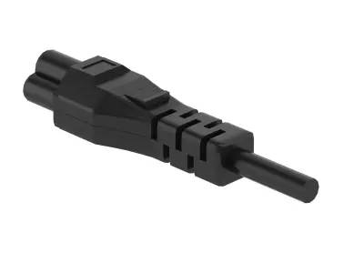 IEC 320 C6 Male 3D model