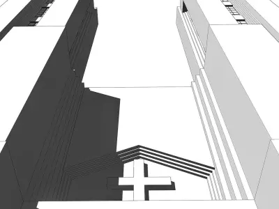 Temples Kit 3D Low-poly 3D model