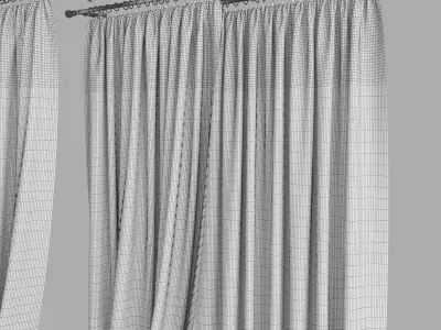 Curtain curtains 3D model
