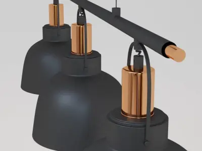 Pendant Light 003 Free 3D model