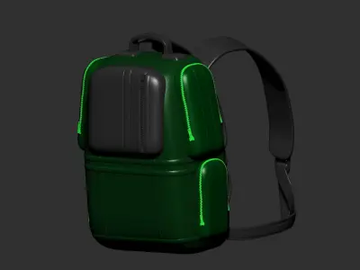 backpack sculpt 3d printable  3D model