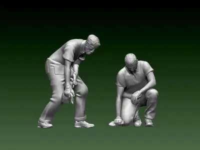 staff 3D print model