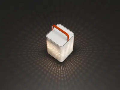 Outdoor Patio Floor Lamp - Vineko Luma 3D model