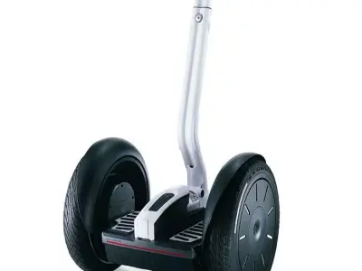 Segway Personal Transport 3D Electric Self-Balancing Scooter Low-poly 3D model