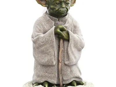 Master Yoda from Star Wars 3D model