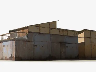 Slum x17 Low-poly 3D model purchase