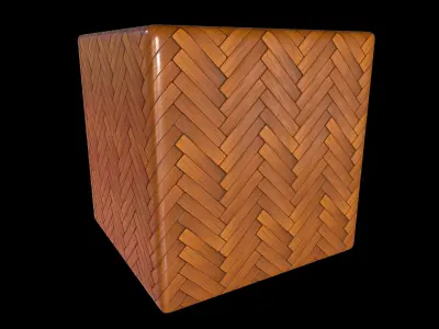 Wood Floor Stylized 2 Ground Seamless PBR Texture Texture