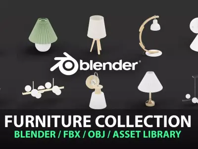 Lamp Model Collection Vol 25 3D model