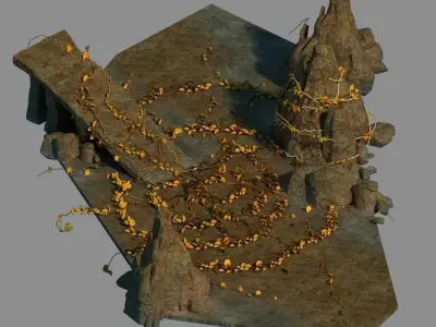 Gangs of demon - vines 3D model