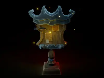 Ancient Trails Orienteering Relic Orienteering board 3D model