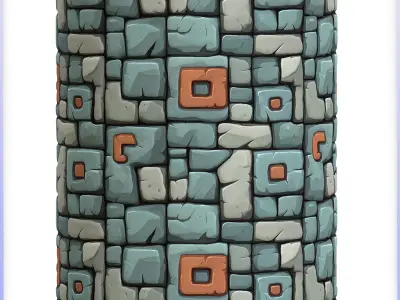 Stylized Wall Seamless Texture Texture 47
