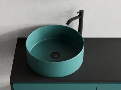 Nic Design Bridge Vanity unit Set 2 3D model