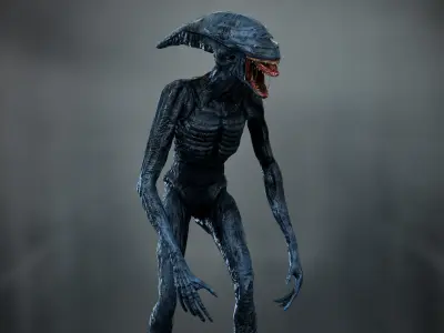 Deacon Low-poly 3D model