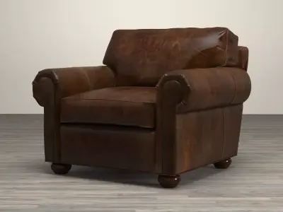 Lancaster Leather Chair 3D model