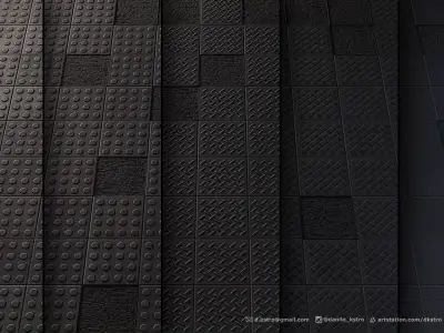 Customizable Rubber Flooring - Procedural Texture  Texture