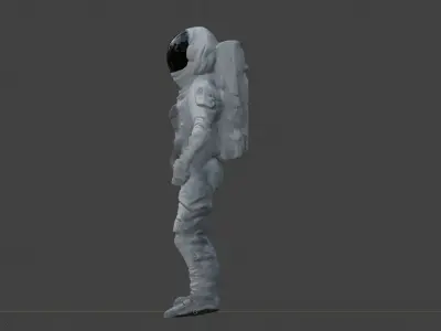 Astronaut Raw Sculpt 3D model