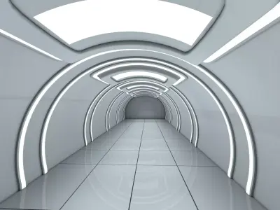 Corridor Interior 3D model buy