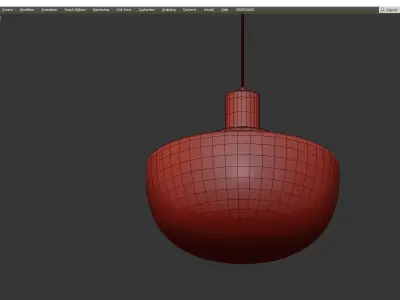 INDA chandelier Low-poly 3D model
