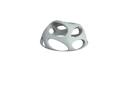 SciFi Cube Object No 49915 Low Poly Shape Low-poly 3D model