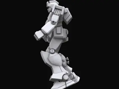 Gundam mobile suit MS RGM79 SC model 3D model
