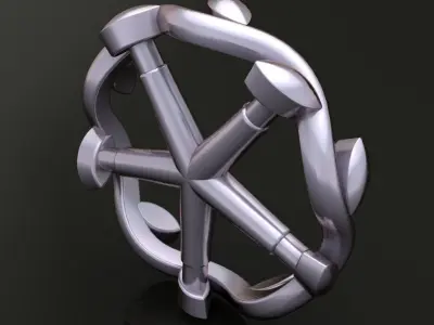 Leaf Infinity Band Mix Size 3D print model