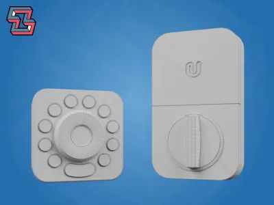 Digital Door Lock - Inspired by Ultraloq U-Bolt Pro 3D model