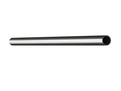 Galvanized stainless steel rod Free low-poly 3D model