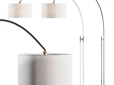 Made Studio Teo Overreach Floor Lamp 3D model