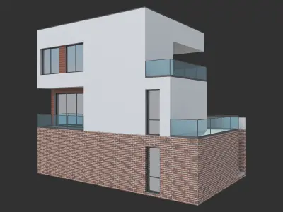 Modern House 19 3D model