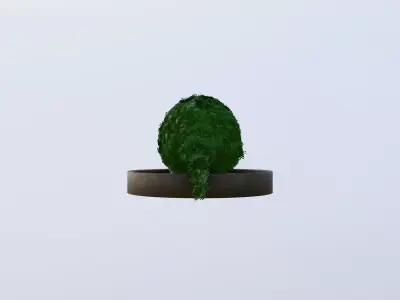 Giant Rat Topiary Sculpture 3D model