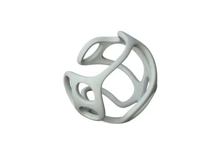 SciFi Cube Object No 39981 Low Poly Shape Texture