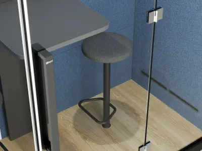 Treehouse THS 2S GX Acoustic Booth 3D model