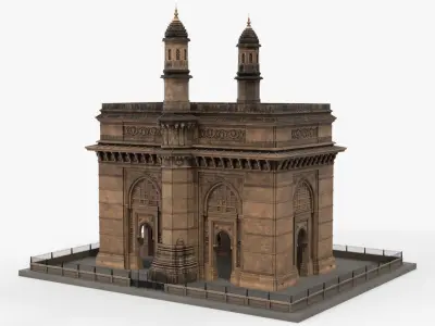  Fortified Landmark Building with Twin Domes 